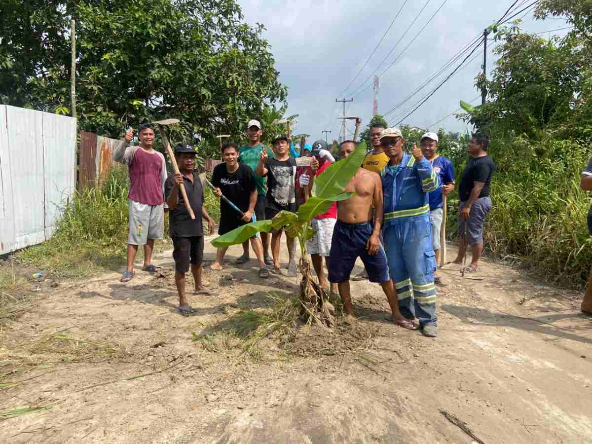 Warga Tanam Pisang di Jalan Sibam, DPRD Minta Pembangunan Tak Hanya di Pusat Kota