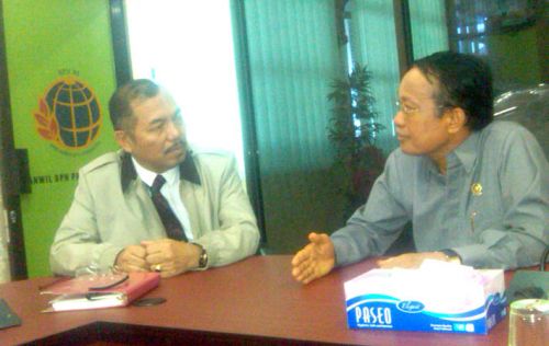 RTRWP tak Jelas, Kepala BPN Riau Curhat ke Gafar Usman, Prona Juga Dilaporkan