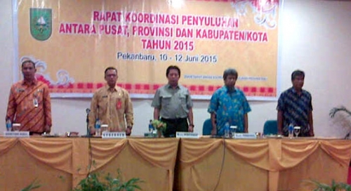 Samakan Persepsi, Bakorluh Riau Gelar Rapat Koordinasi Penyuluhan 2015