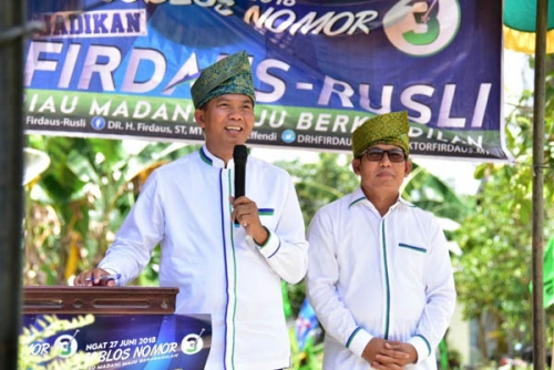Keprihatinan dan Kegelisahan Ini yang Bikin Firdaus Berjanji akan Kerja Keras Membangun Riau