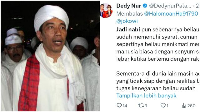 Heboh Soal Pernyataan Kader PSI Sebut Jokowi Penuhi Syarat Jadi Nabi, Netizen: Sudah Terima Wahyu?