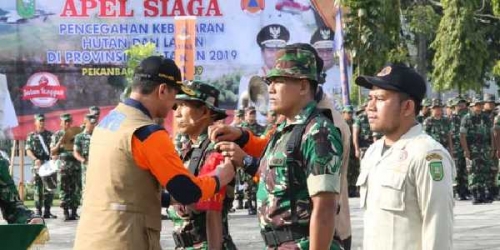 GoNews.co BNPB Kirim 1.500 Personel Gabungan untuk Cegah Karhutla di Riau