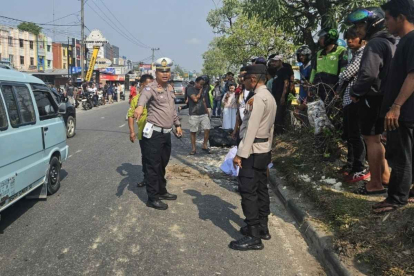 GoRiau Rem Blong, Truk Box Hino Tabrak Motor di Pekanbaru, Pengendara Tewas di Tempat