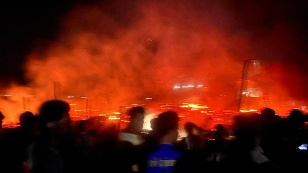 Asrama Ponpes Syekh Burhanuddin Kampar Ludes Terbakar, Kerugian Ditaksir Capai Rp3 Miliar