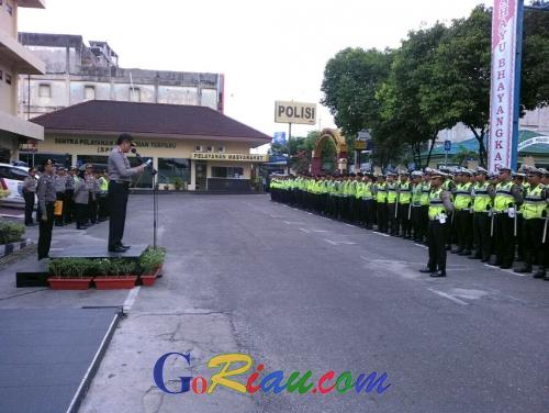 575 Personel Siap Amankan Pawai Malam Takbiran dan Salat Idul Adha, Kapolresta Pekanbaru: Tugas Kita Selesai Setelah Aktifitas Masyarakat Selesai