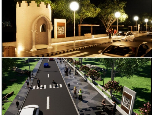 Keren, Jalan Muzafarsyah Kampung Dalam Siak akan Disulap Seperti Kawasan Orchard Singapura