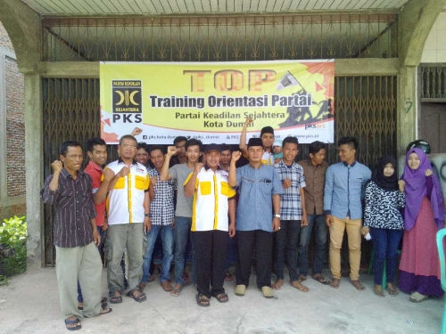 Cetak Kader Berkualitas, DPC PKS Dumai Barat Adakan Training Orientasi Partai