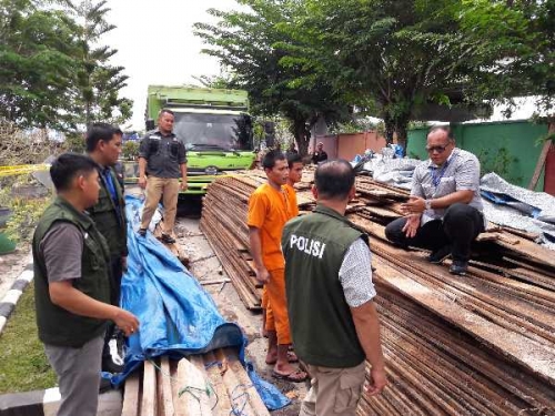 Polda Riau Amankan 19 Tersangka Illegal Logging di Wilayah Konsesi PT SPA, Direskrimsus: Kasusnya Sudah Kita Limpahkan ke Kejati
