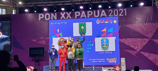 Perolehan Sementara Medali PON XX Papua: Riau Masih Pertahankan Peringkat 7, Total Medali 46