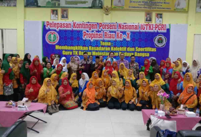 GoRiau Juarai Porseni IGTKI-PGRI Tingkat Provinsi Riau, Kampar Melaju ke Tingkat Nasional