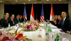 GoRiau Berbincang dengan Obama, Jokowi Berbahasa Indonesia