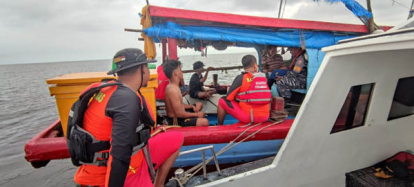 GoRiau Tim SAR Cari ABK Kapal Shuenn Man 23 Terjatuh di Perairan Selat Malaka