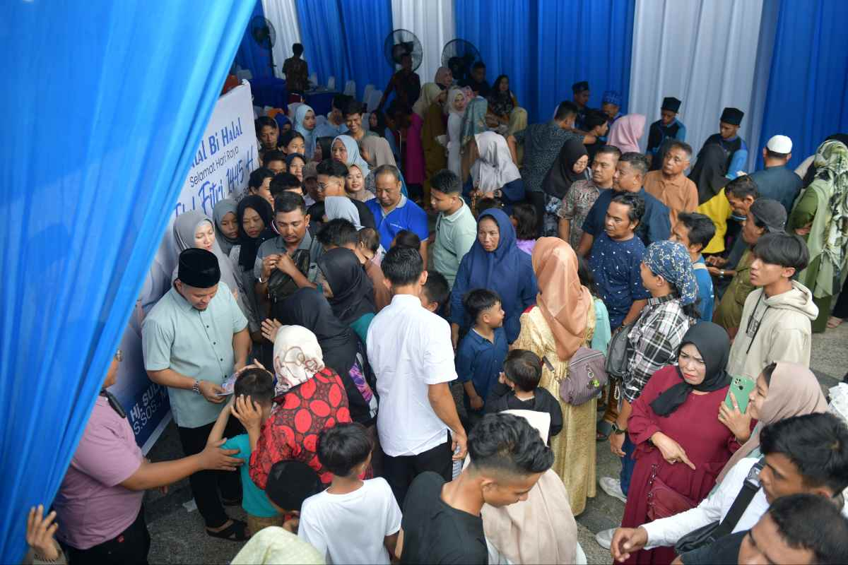Open House Hari Kedua di Kediaman Wakil Ketua DPRD Riau Agung Nugroho Dihadiri 3.000 Warga
