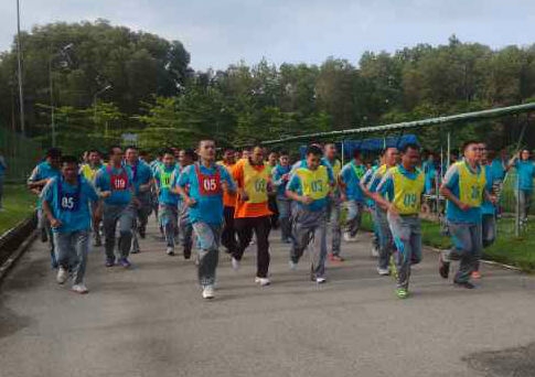 Gembleng Mental dan Fisik, 320 Anggota Polres Pelalawan Ikuti TKJ