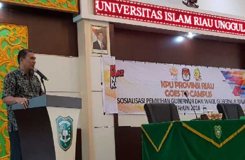 Goes to Campus, KPU Sosialisasikan Pilgubri ke Mahasiswa UIR