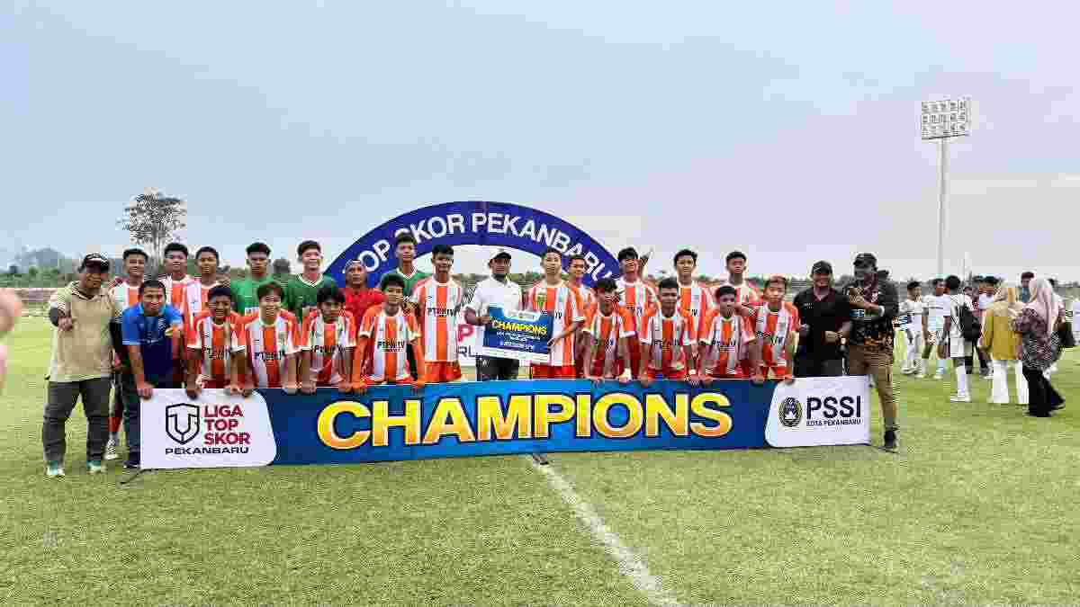 Juara Liga TOPSkor Riau, SSB PTPN IV Regional III Melaju ke Pentas Nasional