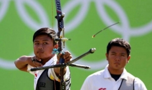 GoRiau Setelah Sukses Gulung Juara Dunia, Atlet Panahan Riau Ega Agatha Kandas di Babak 16 Besar Olimpiade Rio