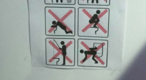 GoRiau Aneh, Ada Peringatan Larangan Memancing di Toilet Olimpiade Rio de Janeiro
