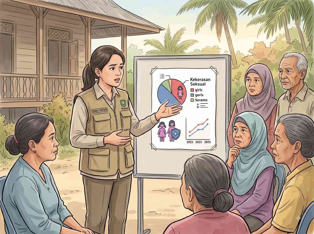 Riau Catat 2.665 Kasus Kekerasan Anak, Mayoritas Korban Perempuan