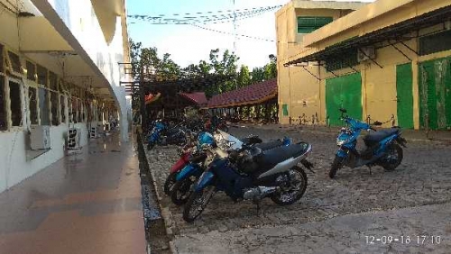 Aneh, Maling di Kantor Gubernur Riau Justru Incar Sepeda Motor dan Helm Milik Anak Magang, Wartawan dan Karyawan Kantin