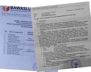Ikut Deklarasi Dukung Jokowi, 11 Kepala Daerah di Riau Dipanggil ke Ruang Penindakan Bawaslu