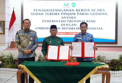GoRiau Kolaborasi Optimalkan Pelayanan Publik, Pemprov Riau Fasilitasi Gedung untuk Ombudsman RI