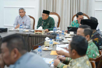 GoRiau Pj Gubernur Riau Pimpin Rapat Usulan Jembatan Sepanjang 7 Kilometer yang Hubungkan Pulau Bengkalis dan Pulau Sumatera
