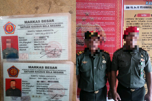 Paksa Korban Bayar Hutang Rp116 juta, 3 Oknum Satuan Khusus Bela Negara Diringkus Polisi Pekanbaru