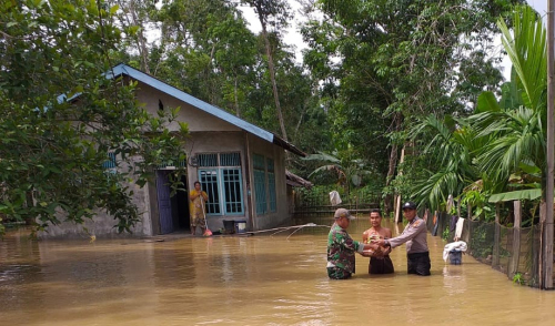 Hari Ini Mulai Surut, Tiga Kecamatan di Kuansing Paling Parah Terdampak Banjir