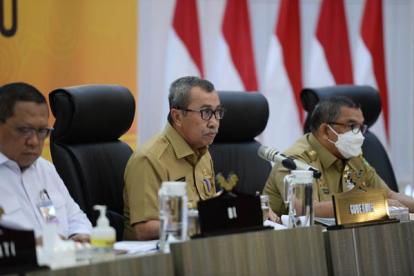 GoRiau Gubri Syamsuar Ikuti Rakor Pengendali Inflasi, Siap Tindaklanjuti Arahan Mendagri