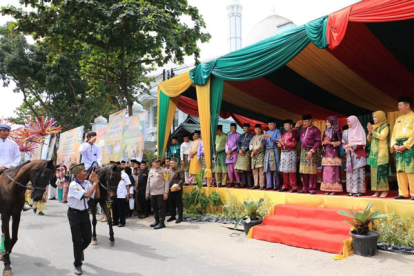 GoRiau Pawai Taaruf MTQ ke-55 Kota Pekanbaru 2023 Meriah