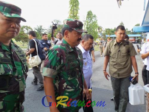 Panglima TNI Hadi Tjahjanto Kunjungan Kerja di Riau