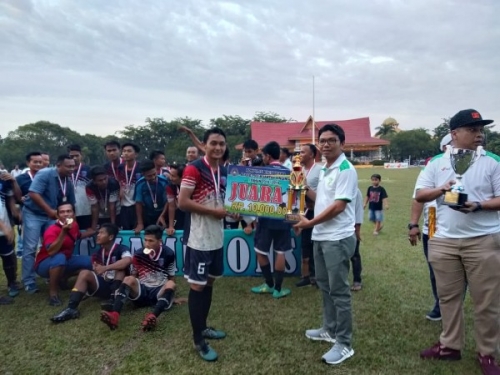 Porset FC Jauarai Kompetisi Divisi Utama Askab PSSI Kuansing