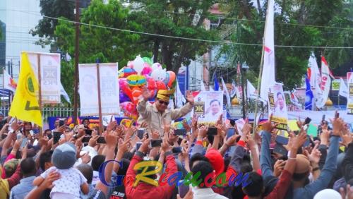 Di Riau, Prabowo Subianto Bilang Tidak Percaya Survei