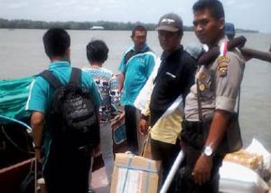 GoRiau Sukseskan UN, 105 Personil Polres Indragiri Hilir Diterjunkan