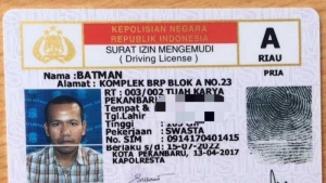 GoRiau Batman Perpanjang SIM di Pekanbaru, Petugas Polresta Kaget