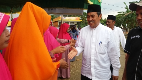 Kampanye di Peranap, Tokoh Masyarakat Doakan Syamsuar Menjadi Gubernur Riau