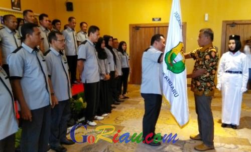 38 Pengurus PBSI Kota Pekanbaru Periode 2018-2022 Resmi Dilantik, Kembalikan Gelar Juara Umum Porpov Riau jadi Target