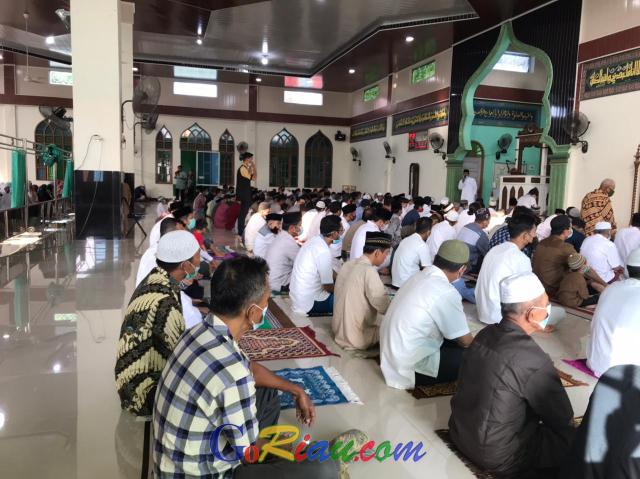 Jamaah Masjid Ihsan Duri Bisa Laksanakan Shalat Idul Fitri, Khatib Ingatkan Jamaah Bersyukur