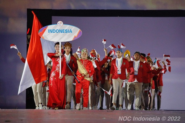 Presiden Vietnam Buka SEA Games 2021, Okto Bangga dengan Defile Kontingen Indonesia