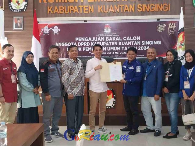 Akhirnya, Demokrat Berhasil Daftarkan Bacaleg ke KPU Kuansing
