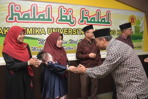 Gelar Halal bi halal, Rektor Unilak Ajak Majukan Universitas