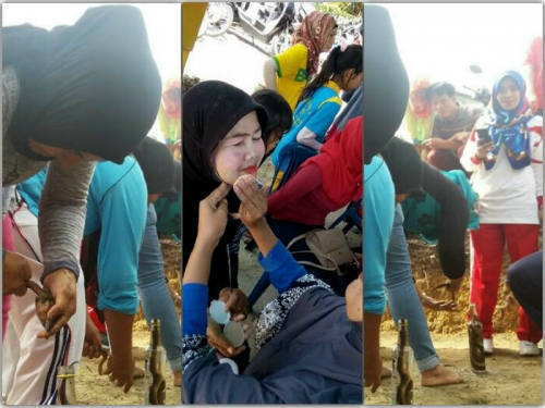 Geli Menggelitik Perut pada Pesta Rakyat Menyambut HUT RI di Duri Barat