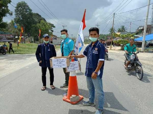 KNPI dan Karang Taruna Lubuk Dalam Siak Kumpulkan Rp6 Juta Lebih untuk Korban Gempa di Lombok