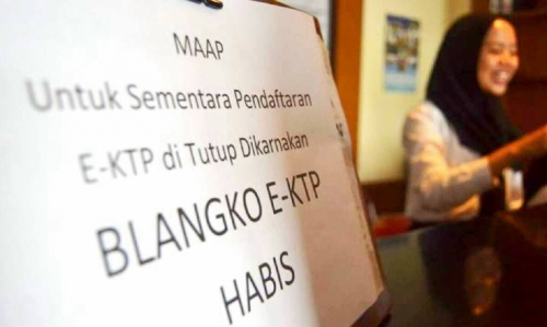 Pemohon Meningkat, Disdukcapil Pelalawan Kekurangan Blanko e-KTP
