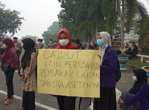 Pemkab Kampar Belum Menyediakan Rumah Pengungsian Bagi Warga Terdampak Asap