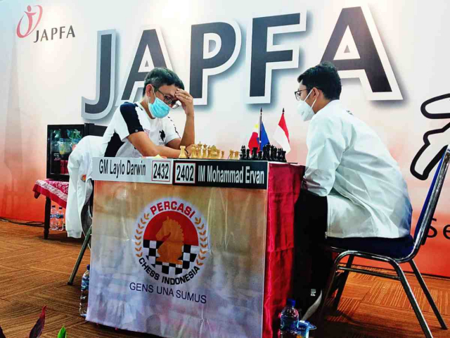 Menjaga Peluang, Ervan Pilih Bermain Remis di Babak Kelima JAPFA Chess Festival 2022