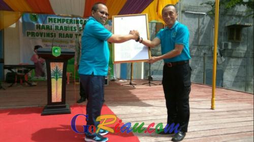 Meranti Ditetapkan Sebagai Daerah Bebas Rabies, H Irwan: Ini Amanah yang Sangat Berat