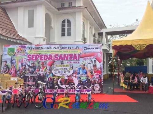 Sepeda Santai HUT Rohil, Ternyata Sponsor Mayoritas Raih Hadiah