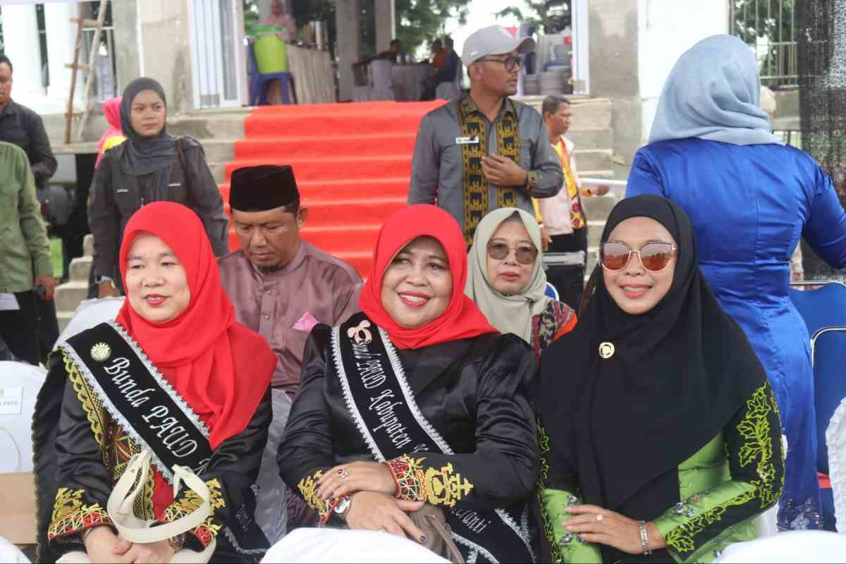 Bunda PAUD Meranti Hadiri Porseni IGTKI-PGRI Riau di Kuansing, Beri Dukungan Penuh Kreativitas Guru TK